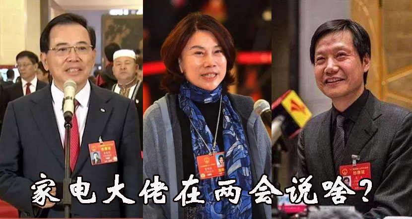 两会聚焦：看看家电大佬们在会上要提些啥？