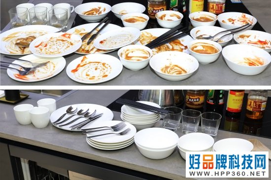 清洗前后对比图