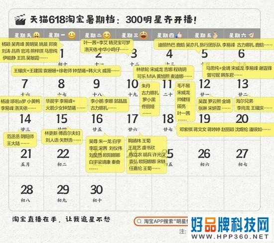 天猫公布首批618明星带货名单，网友：我只看价钱 