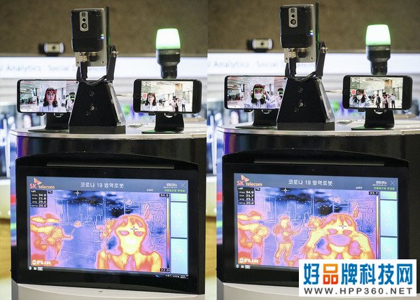 SK电讯开发的自主消毒机器人（图源ZDNet）