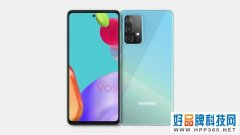 三星主力中端机Galaxy A52 5G渲染图首曝光：采用打孔屏、玻璃后壳