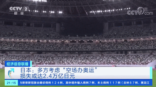 可能是首届“无观众”奥运 东京或将损失2.4万亿日元 