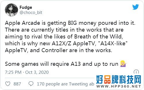 Apple TV 6机顶盒与新款游戏手柄或于Q4发布 