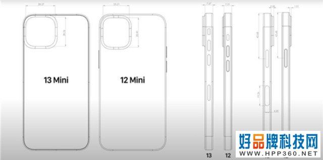 iPhone 13高清渲染图来了：与12完全相同？ 