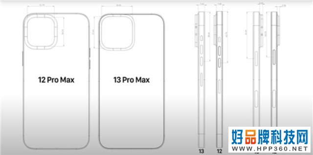 iPhone 13高清渲染图来了：与12完全相同？ 