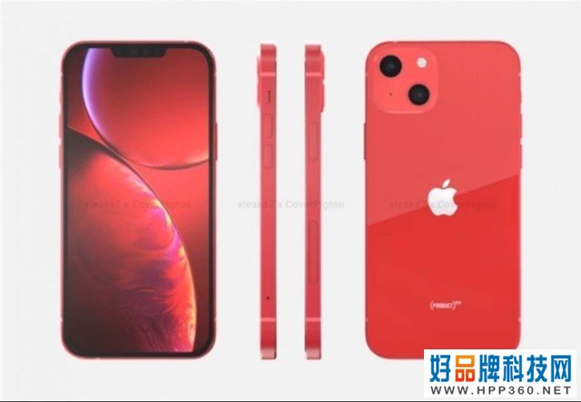 iPhone 13高清渲染图来了：与12完全相同？ 