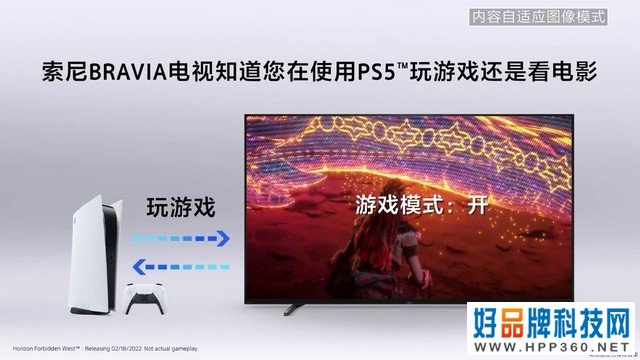 PS5玩家必买清单加一 索尼电视推出专属功能 