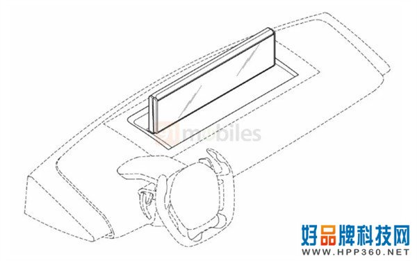 汽车也要装配折叠屏 LG申请新专利：20英寸、可升降收纳