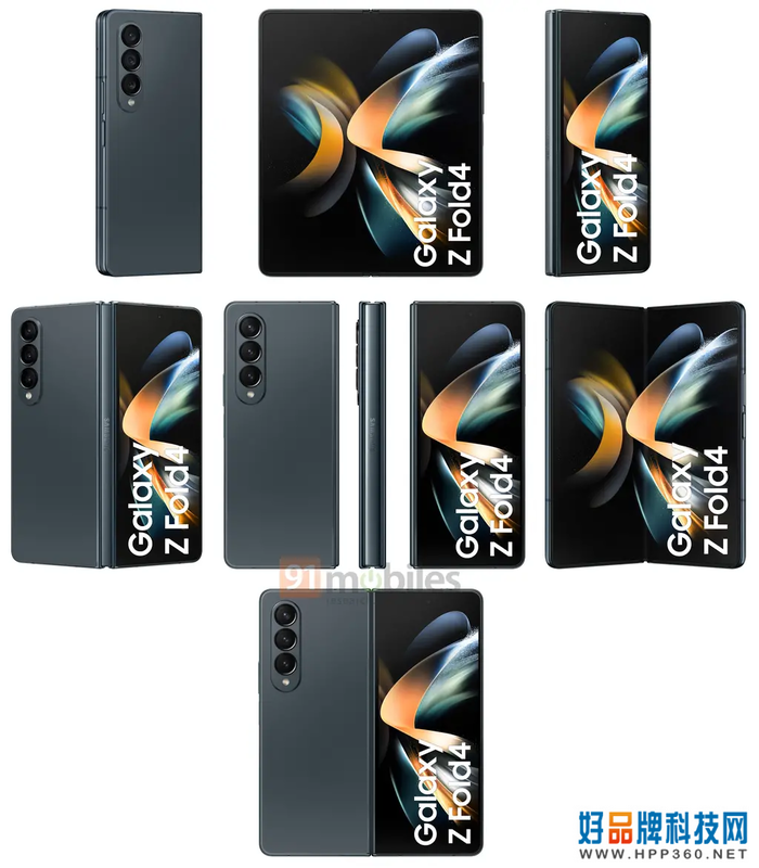 三星Galaxy Z Fold 4和GalaxyZ Flip 4渲染图曝光，韩国市场售价上涨