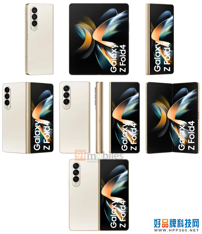三星Galaxy Z Fold 4和GalaxyZ Flip 4渲染图曝光，韩国市场售价上涨