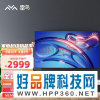 雷鸟电视（FFALCON）65S535D（黑） 65英寸 4K高色域 背光分区 全面屏 3+32GB大内存远场语音平板游戏电视机
