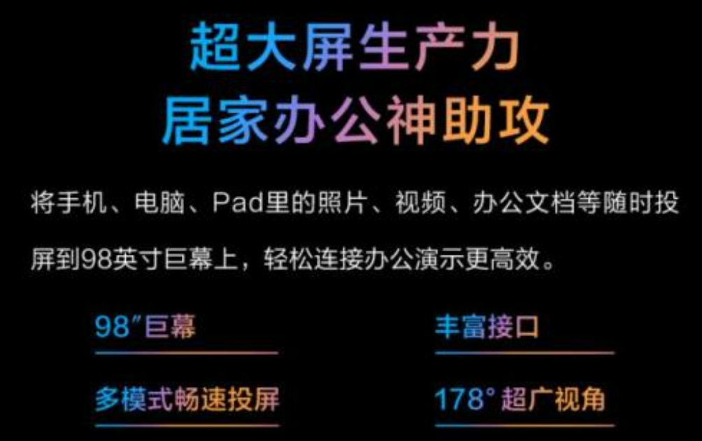 超大屏电视需求正旺 康佳98C2四大优势崭露头角