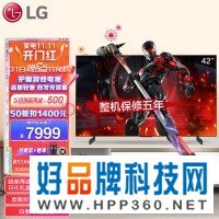 LG OLED42C2PCA 42英寸 EVO 护眼 电脑游戏电竞显示设备 旗舰AI 1ms（GTG）兼G-SYNC HGIG 游戏电视 以旧换新