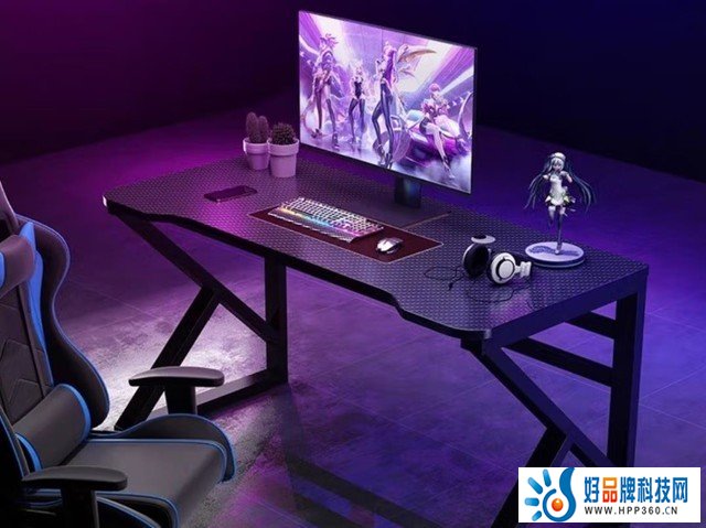 【手慢无】79元入手碳纤维电脑桌还送主机托盘！ 