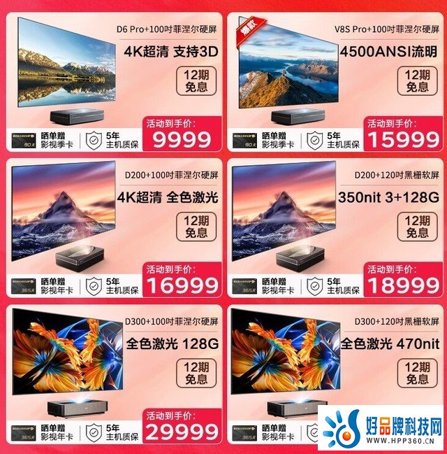 长虹激光电视618促销来袭 100吋套装仅需9999元！