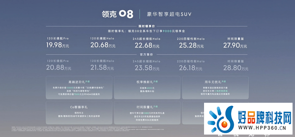 领克08悬崖勒马，惊喜价格扭转局势，245超长续航Halo版最值得入手！