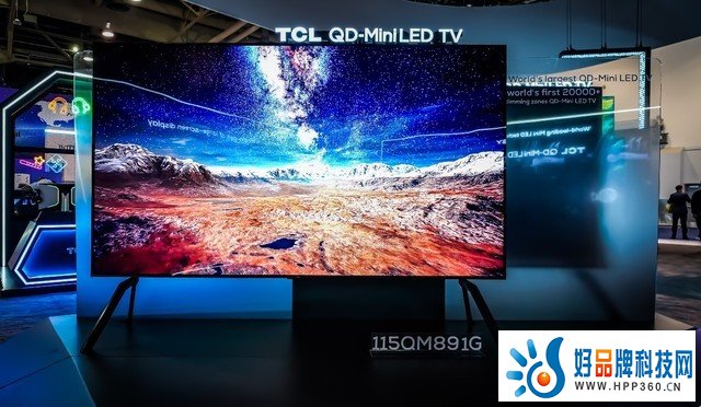 TCL携115英寸全球最大QD-Mini LED电视惊艳CES2024