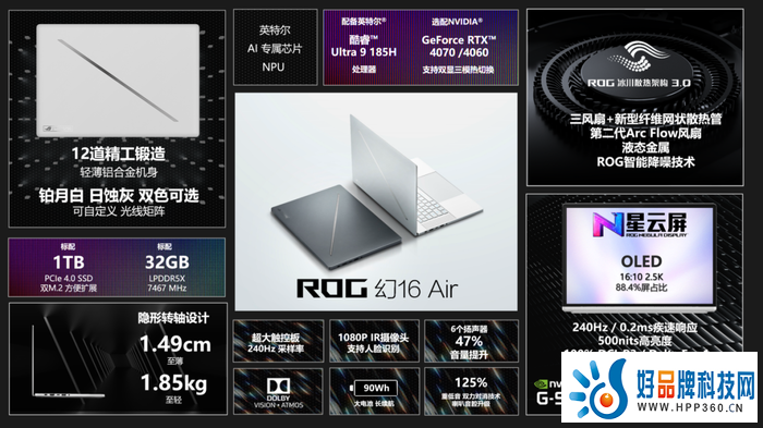 Pro级性能Air般便携 全新ROG幻系列来了!