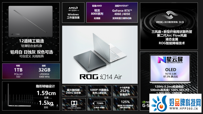 Pro级性能Air般便携 全新ROG幻系列来了!