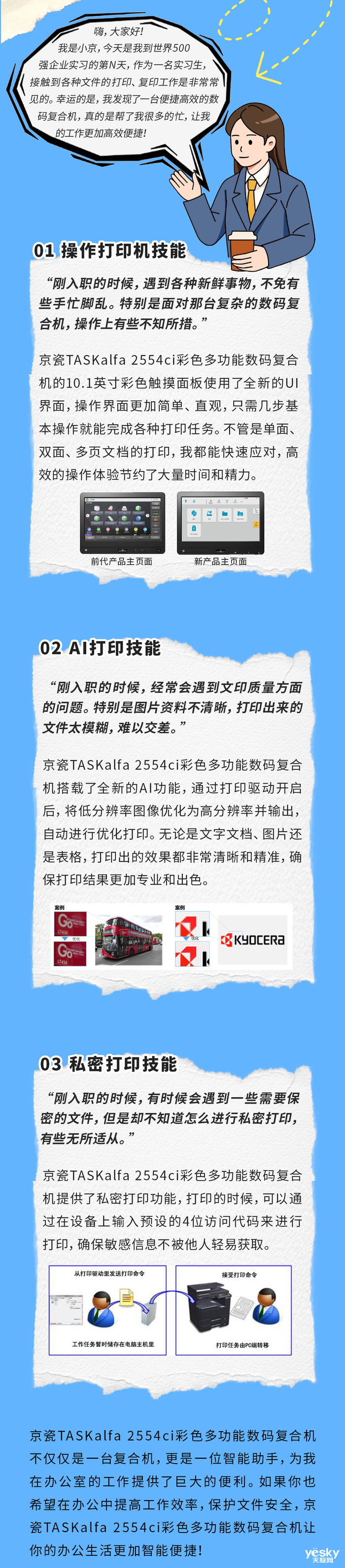 更多文印小技巧尽在京瓷TASKalfa 2554ci数码复合机