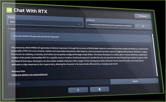 NVIDIA推出Chat with RTX本地AI助手 它能帮你做些什么？