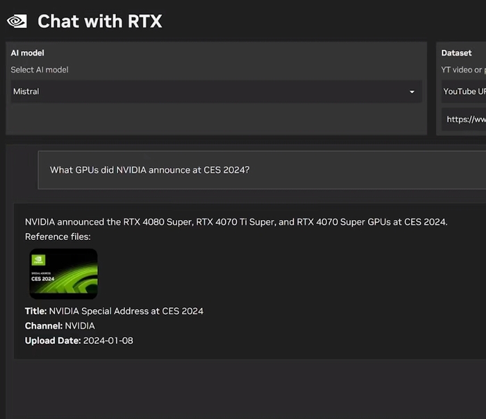 NVIDIA推出Chat with RTX本地AI助手 它能帮你做些什么？