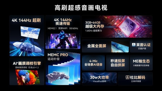 144Hz高刷新率推荐！康佳E9H系列电视畅享精彩赛事