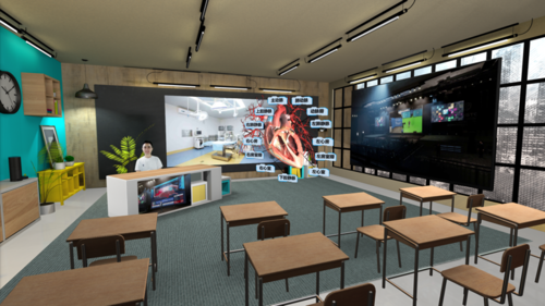 3D+VR+AR一体机四维全景4D Panorama Make职业院校虚拟仿真全息3DLED交互一体机高校VR实验室解决方案 